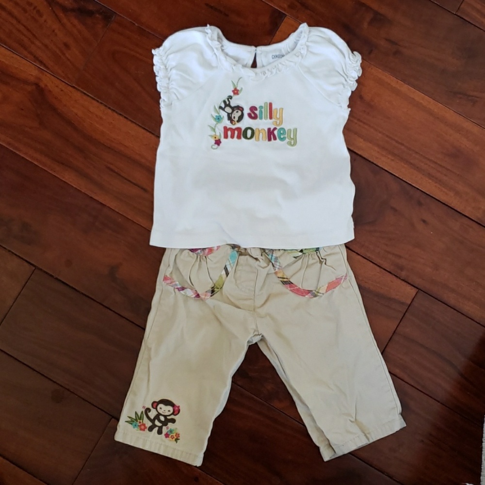 Girls 2t gymboree capri outfit